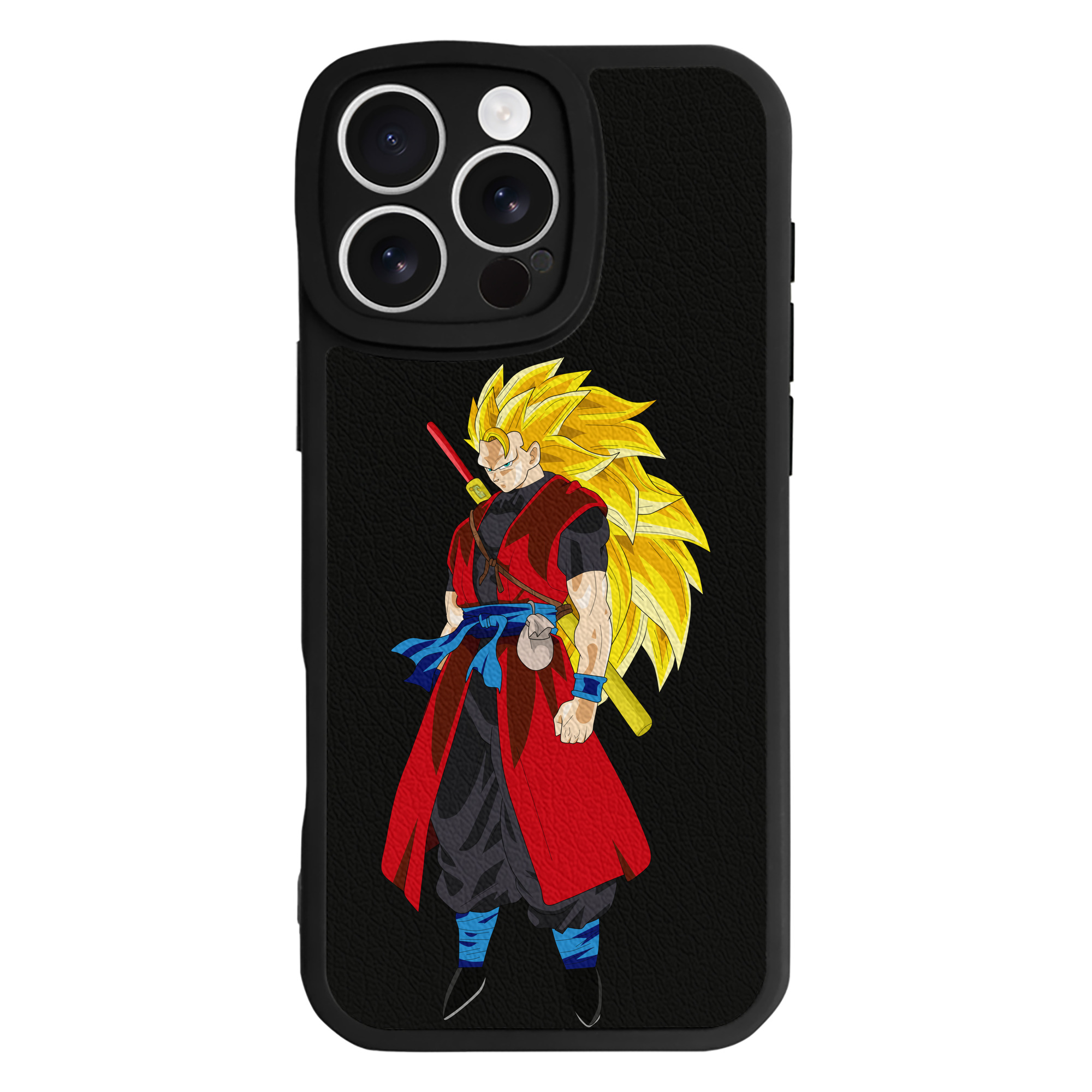 （画像用） ドラゴンボール トランクス（Torankusu）DRAGON BALL Trunks 【iPhone 16シリーズ対応】シリコンスマホケース（レザー調） 材質：シリコン
